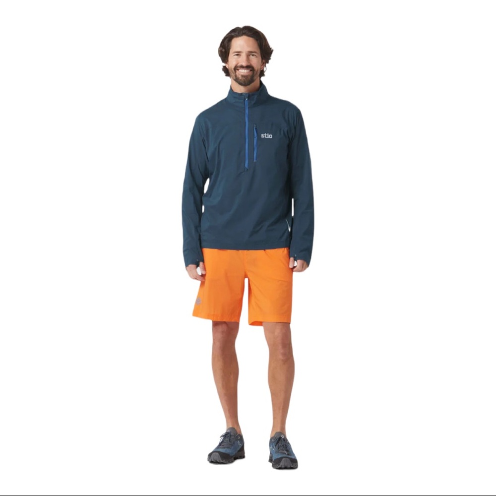 Men’s Navy Half-Zip Wind Break